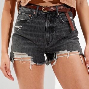 American Eagle Black Denim Shorts